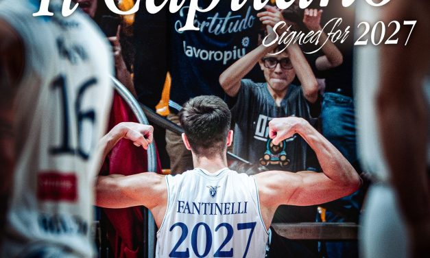 Capitan Fantinelli rinnova fino al 2027 con la Fortitudo Bologna