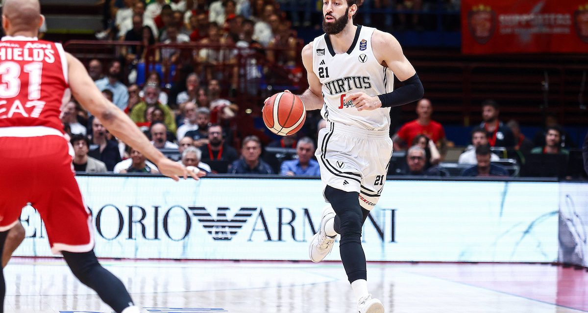BM GAMEDAY PLAYOFF LBA/ SEMIFINALE GARA4, MVP TIME: SHENGELIA, L’UOMO DELLA PROVVIDENZA DELLA VIRTUS BOLOGNA – di EUGENIO PETRILLO