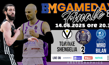BM GAMEDAY LBA FINALS/ GARA2: SHENGELIA É IN MISSIONE PER CONTO DELLA VIRTUS, BILAN PER INVERTIRE LA ROTTA E DARE UNA CHANCE A BRESCIA – di EUGENIO PETRILLO