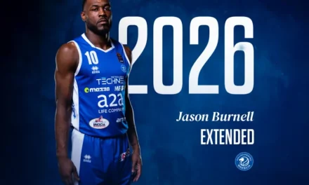 Brescia, rinnovato il contratto di Jason Burnell
