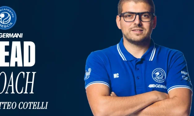 Brescia, ora è ufficiale: Matteo Cotelli è il nuovo head coach