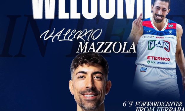 Valerio Mazzola chiude il roster della Fortitudo Bologna