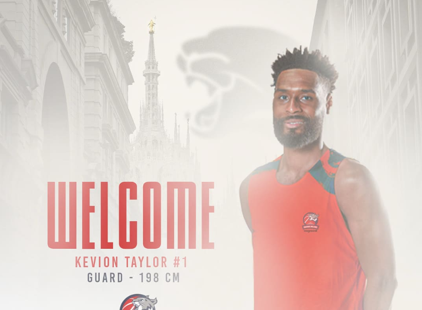 Urania Milano, firmato Kevion Taylor