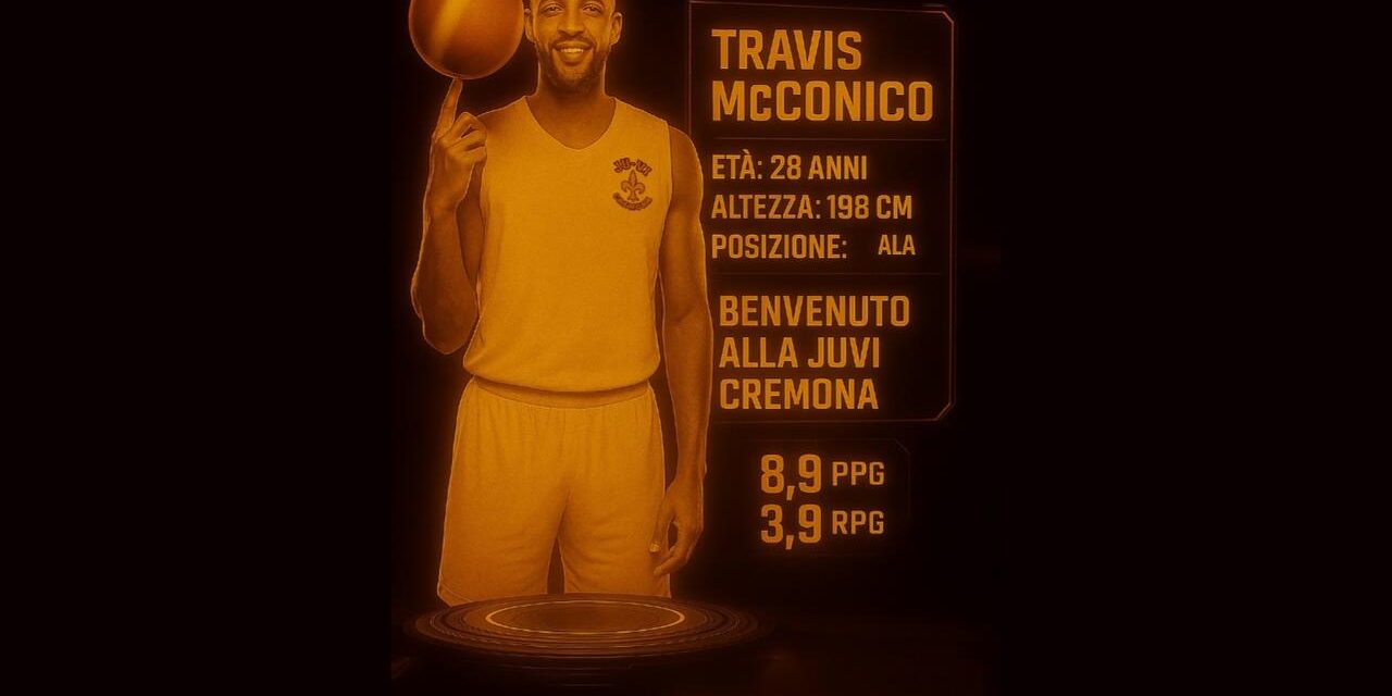 Juvi Cremona, firmato Travis McConico