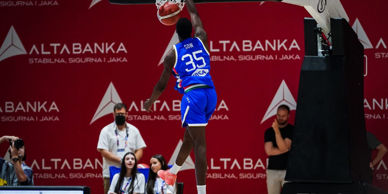 EUROBASKET U18, L’ITALIA FA 3/3 AI GIRONI, STASERA ORE 21 SFIDA L’AUSTRIA AGLI OTTAVI