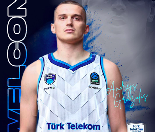 VIRTUS BOLOGNA, È SEPARAZIONE DA ANDREJS GRAZULIS: UFFICIALE IL PASSAGGIO AL TURK TELEKOM