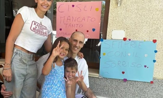 Achille Polonara torna a casa dalla famiglia: finito il primo ciclo di cure