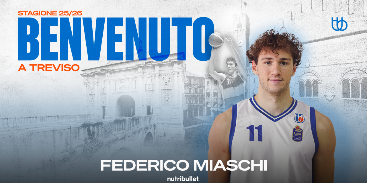 TREVISO, UFFICIALE L’ARRIVO DI FEDERICO MIASCHI
