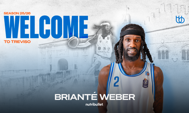 TREVISO, UFFICIALE L’ARRIVO DI BRIANTE’ WEBER