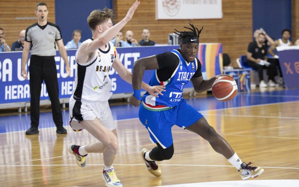 BM AZZURRO/ EUROBASKET U20: BUONA LA PRIMA PER L’ITALIA CHE BATTE IL BELGIO 68-64