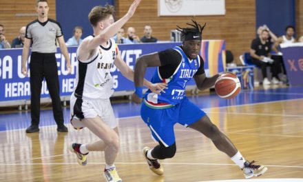 BM AZZURRO/ EUROBASKET U20: BUONA LA PRIMA PER L’ITALIA CHE BATTE IL BELGIO 68-64