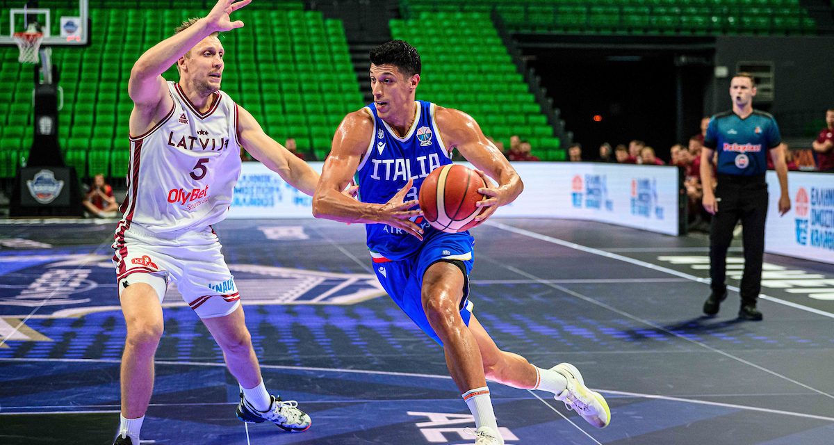 BM AZZURRO/ LE PERCENTUALI PENALIZZANO L’ITALBASKET, ARRIVA IL PRIMO STOP IN VISTA DI EUROBASKET: LA LETTONIA VINCE 83-68 – di EUGENIO PETRILLO