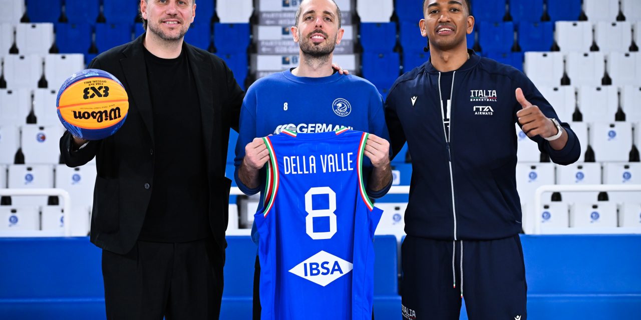 Amedeo Della Valle convocato per la Coppa Europa 3×3 a Copenhagen (5-7 settembre)