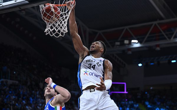 BM EUROBASKET/ MVP TIME: Uno Giannis Antetokounmpo stellare fa gioire la Grecia, la sua prestazione monstre (31 punti e 7 rimbalzi) travolge l’Italbasket