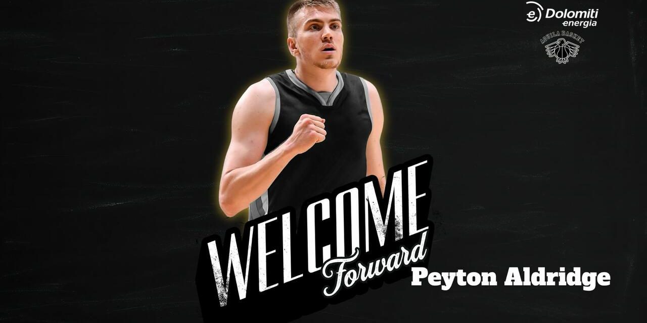 Trento riporta in Italia Peyton Aldridge