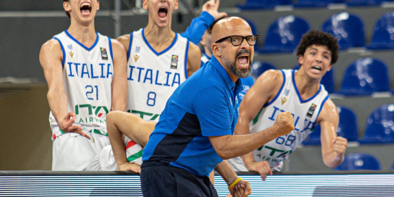 Europeo U16M. Domani la Semifinale con la Lituania (ore 16.30, Youtube FIBA). Mangone: “Morale alto, siamo pronti”