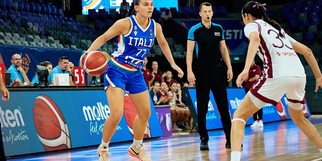 BM AZZURRO/ Europei U16F: L’Italia cede ai quarti di finale, la Lettonia vince 51-47. Venerdì la Francia per inseguire il Mondiale