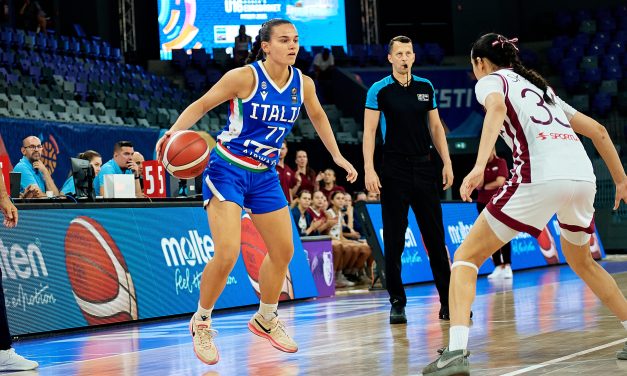 BM AZZURRO/ Europei U16F: L’Italia cede ai quarti di finale, la Lettonia vince 51-47. Venerdì la Francia per inseguire il Mondiale