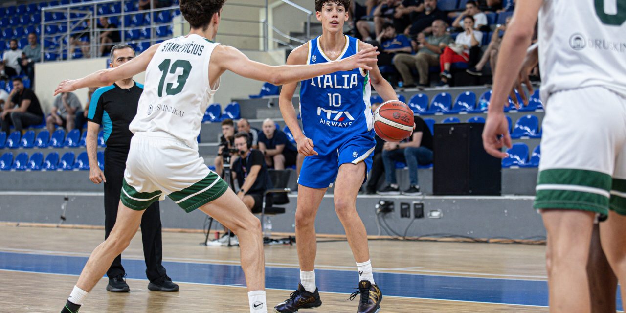 BM AZZURRO/ Europeo U16: L’Italia cede in semifinale, la Lituania vince 91-81