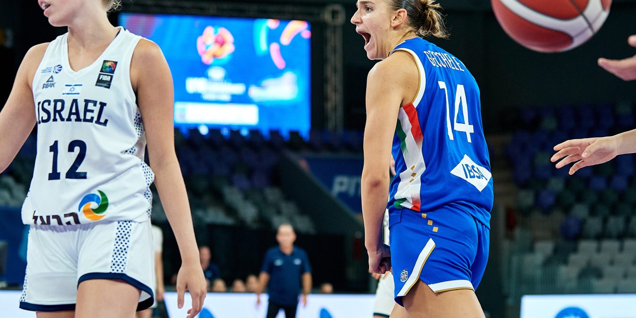 BM AZZURRO/ Europeo U16F: Buona la prima per l’Italia, sconfitto Israele 78-51