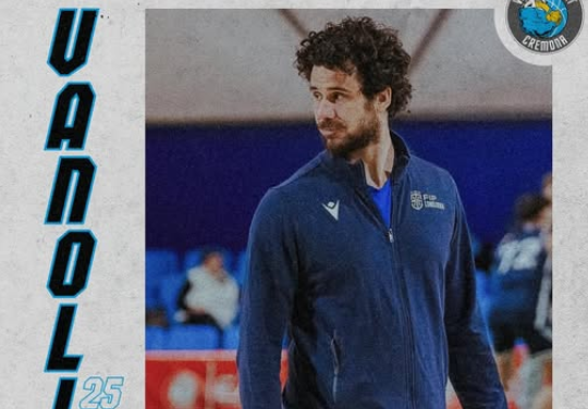 Vanoli Cremona, Luca Vitali è il nuovo assistente allenatore
