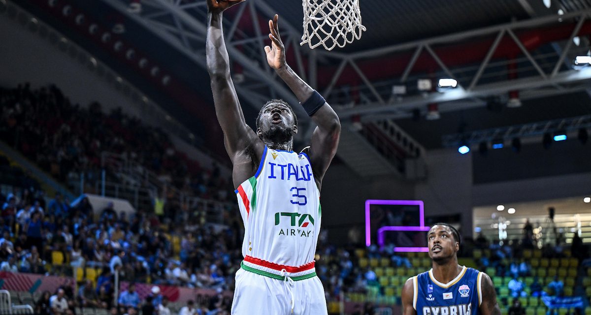BM AZZURRO/ MVP TIME: MOMO DIOUF BANCHETTA SOTTO CANESTRO – di EUGENIO PETRILLO