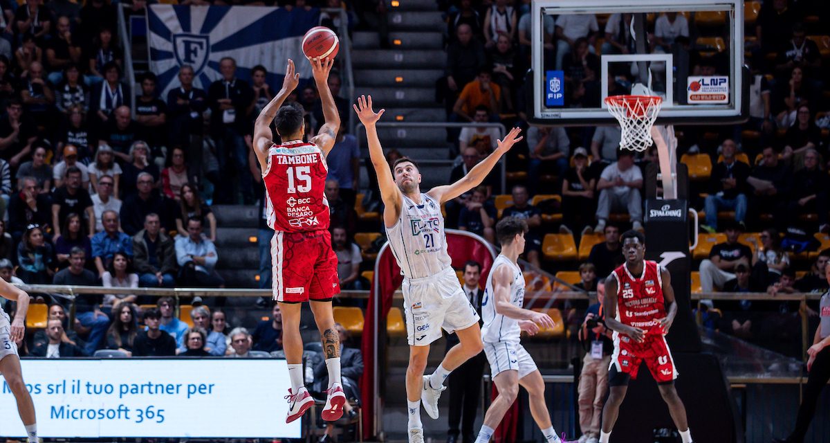BM ON A2/ Pesaro vince in volata a Bologna, sfiorata la rimonta Fortitudo – di Alessandro di Bari