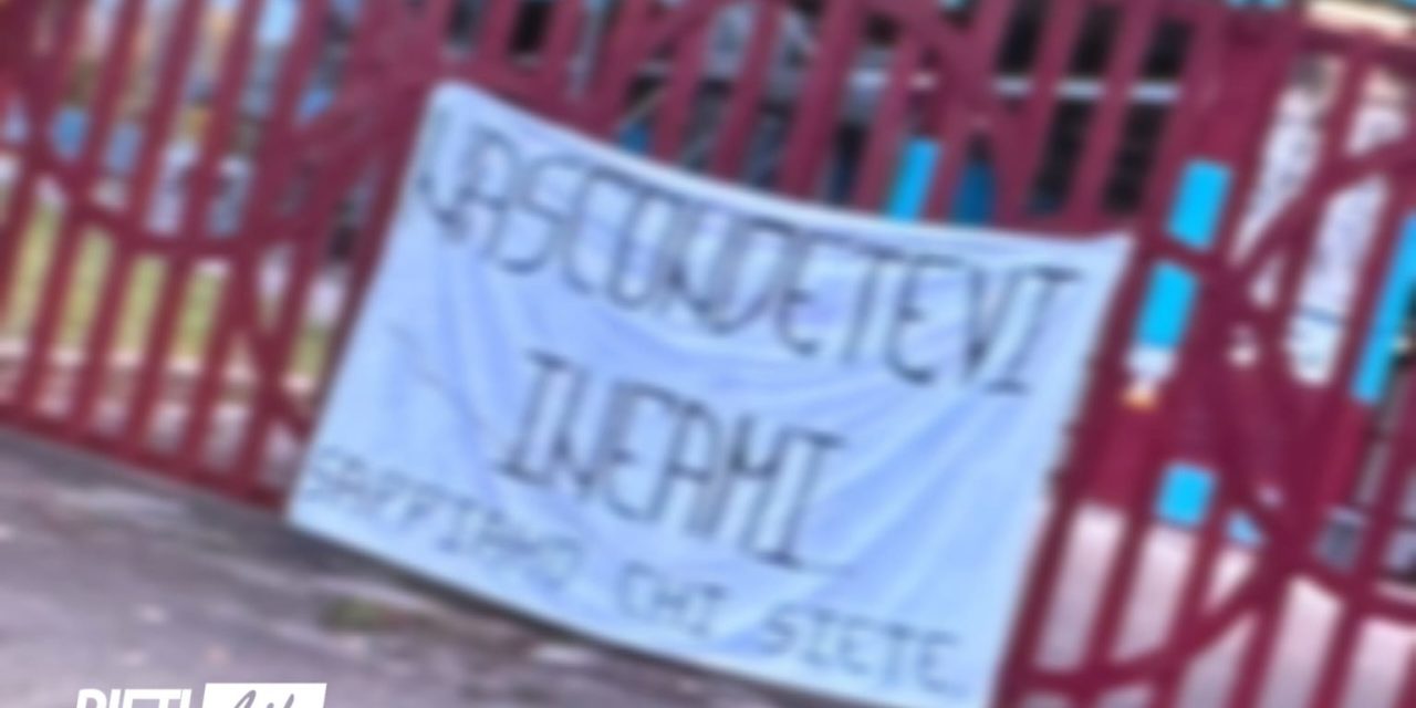 NOTA DELLA RSR SEBASTIANI RIETI SULLO STRISCIONE APPARSO FUORI DAL PALASOJOURNER