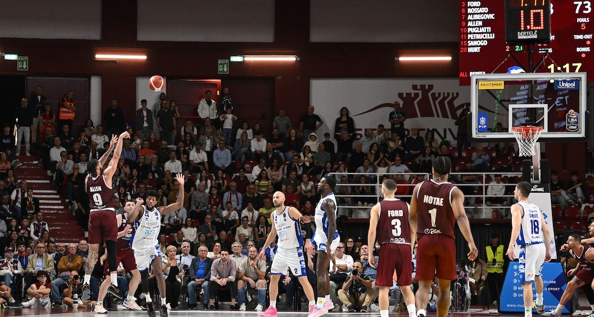 FOCUS BM/ IL MOMENTO DEL WEEKEND LBA: LA TRIPLA DI STEP-BACK DI TIMOTHY ALLEN REGALA A TRAPANI IL BIG MATCH CON BRESCIA – DI ALESSIO APICELLA