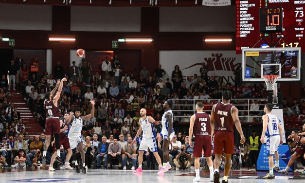 FOCUS BM/ IL MOMENTO DEL WEEKEND LBA: LA TRIPLA DI STEP-BACK DI TIMOTHY ALLEN REGALA A TRAPANI IL BIG MATCH CON BRESCIA – DI ALESSIO APICELLA