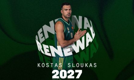 KOSTAS SLOUKAS RINNOVA FINO AL 2027 COL PANATHINAIKOS