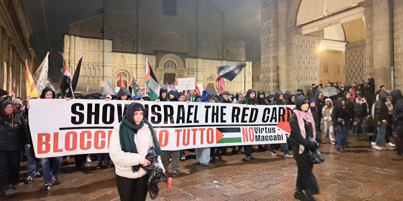 VIRTUS-MACCABI, GUERRIGLIA DURANTE LA MANIFESTAZIONE PRO PALESTINA – di RICCARDO PIRRO’