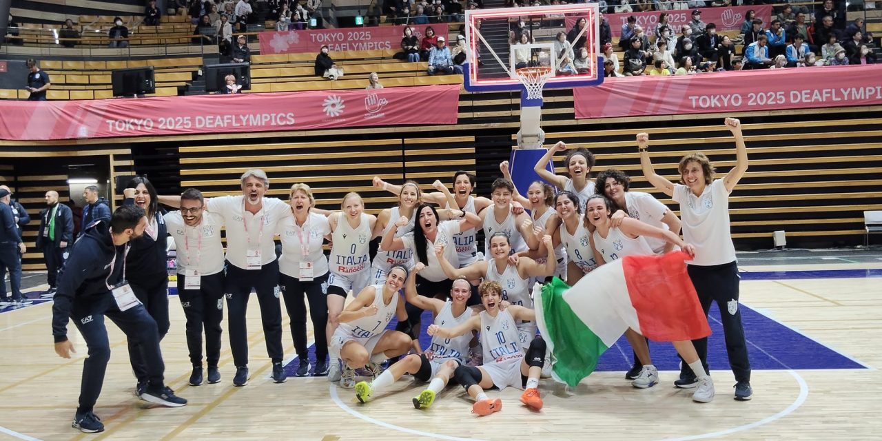 DEAFLYMPICS DI TOKIO L’ITALIA TRAVOLGE L’AUSTRALIA ED E’ PRIMA NEL GIRONE