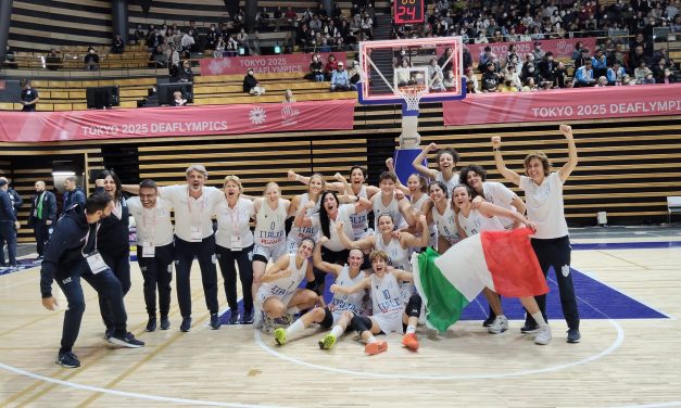 DEAFLYMPICS DI TOKIO L’ITALIA TRAVOLGE L’AUSTRALIA ED E’ PRIMA NEL GIRONE