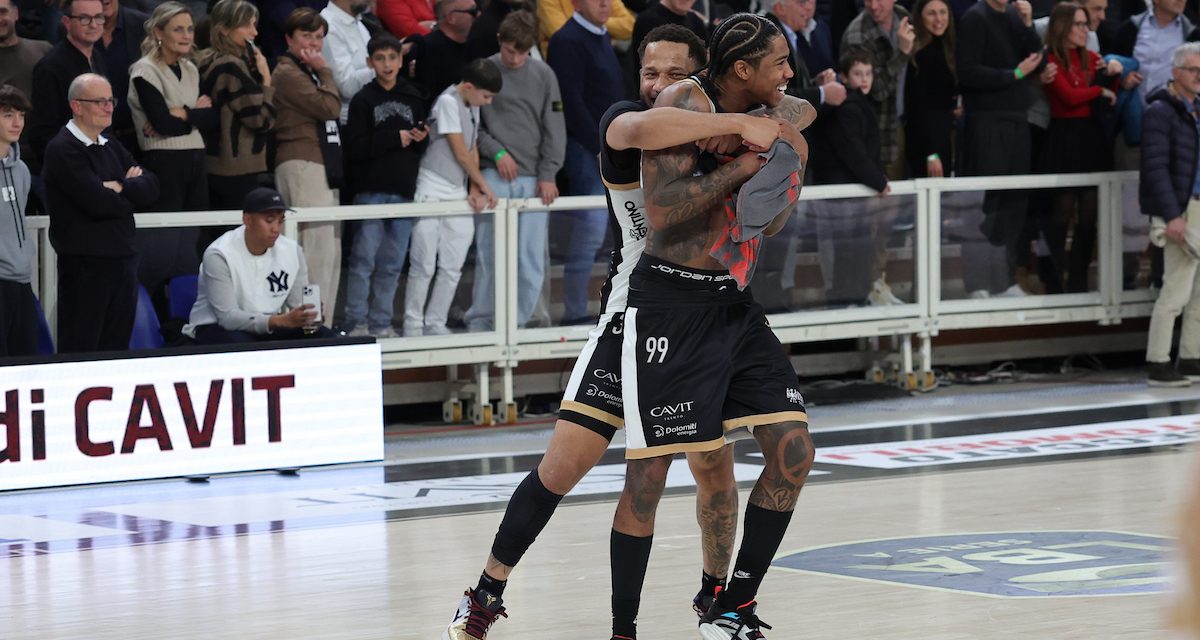 BM ON LBA/La volata finale, stavolta, dice Trento: l’Aquila ha la meglio (96-90) su Venezia e porta a casa due punti pesantissimi – Di Massimo Furlani