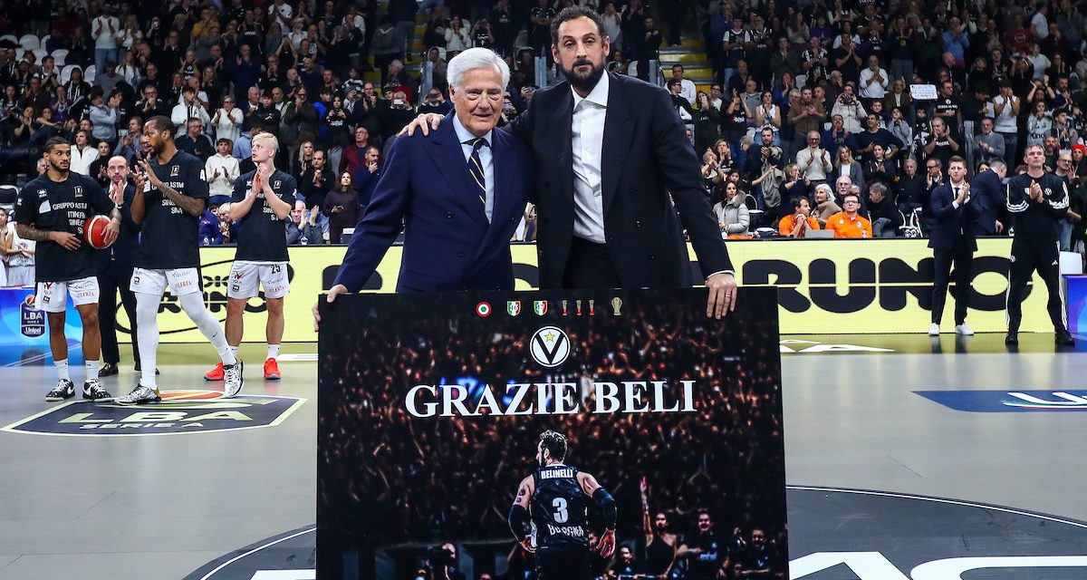 La Virtus Bologna omaggia Marco Belinelli con la “Belinight”