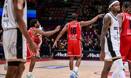 BM ON LBA/L’Olimpia di Poeta parte bene in campionato: LeDay regala il successo in volata sull’Aquila Basket – Di Massimo Furlani