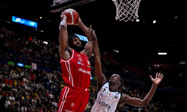 Tegola Olimpia Milano, infortunio per Josh Nebo: la nota della società