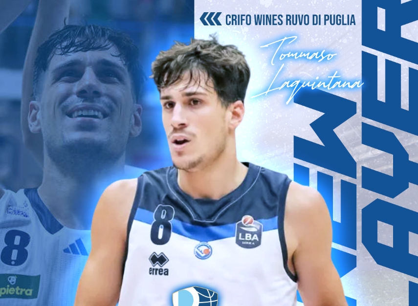 Ora è ufficiale: Tommaso Laquintana lascia Ruvo di Puglia e firma a Roseto