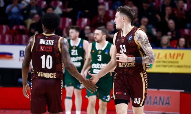 BM DA EUROCUP/ Sotto per 35 minuti ma la Reyer non molla e vince la sfida contro Lubiana, 86-84 – di Ilaria Tubia