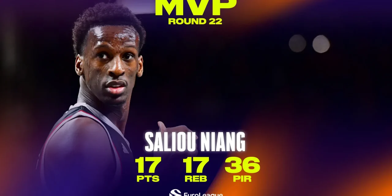 Saliou Niang nella ristretta lista degli MVP di EuroLeague sotto i 21 anni
