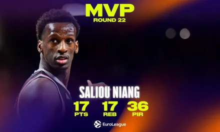 Saliou Niang nella ristretta lista degli MVP di EuroLeague sotto i 21 anni
