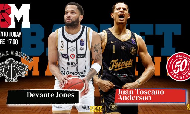 BM GAMEDAY LBA/ Due leader a confronto: Jones guida Trento, Toscano-Anderson trascina Trieste – di Eugenio Petrillo
