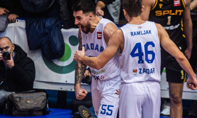 BM DA BASKET ADRIATICO / CROAZIA: LO ZADAR NEL TEMPIO DELLO JAZINE SCONFIGGE LO SPLIT DI DINO REPEŠA NELLO SCONTRO DIRETTO IN VETTA ALLA PREMIJER LIGA – DI MATTEO CAZZULANI