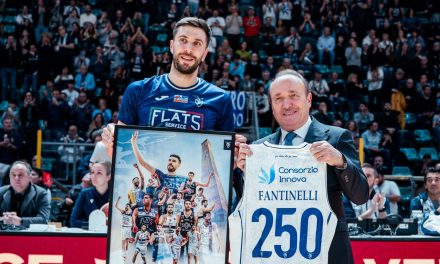 Matteo Fantinelli alla 250a presenza con la maglia della Fortitudo Bologna: “Quanto è bello essere fortitudini”