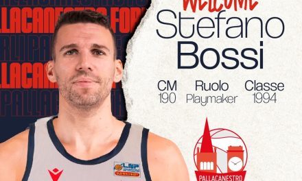 Mercato A2, Forlì batte un colpo in entrata: Stefano Bossi firma con i biancorossi, il comunicato ufficiale