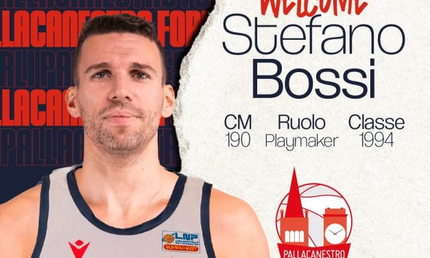 Mercato A2, Forlì batte un colpo in entrata: Stefano Bossi firma con i biancorossi, il comunicato ufficiale
