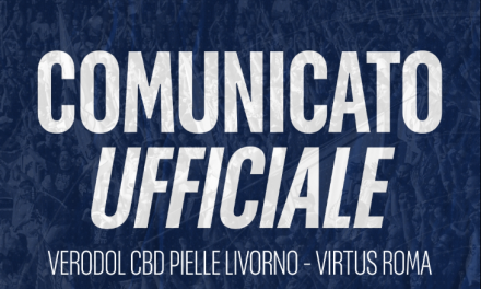 Pielle Livorno-Virtus Roma 1960: vietata la vendita dei biglietti ai residenti nel Lazio. Il club capitolino: “Esprimiamo rammarico per l’impatto delle misure sull’evento, auspichiamo che le valutazioni possano fondarsi su eventi concreti ed aggiornati”
