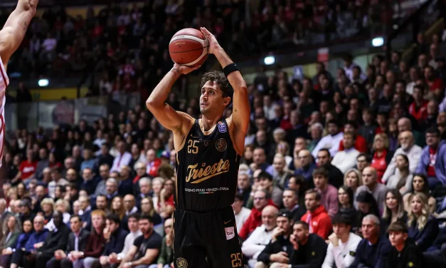 PALLACANESTRO TRIESTE, INTERVENTO CHIRURGICO AL TENDINE D’ACHILLE PER DAVIDE MORETTI