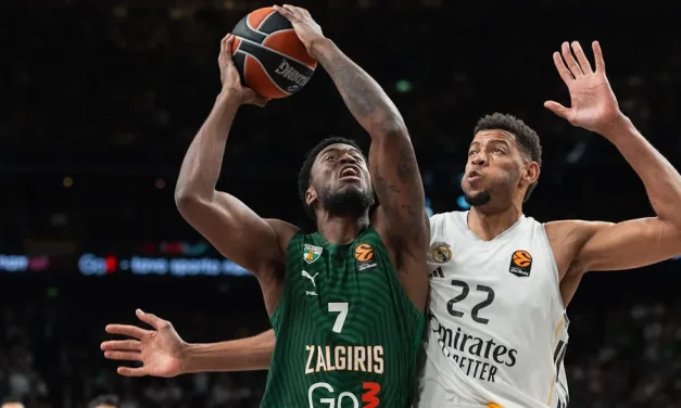 BM DA EUROLEAGUE/ LO ZALGIRIS BATTE IL REAL MADRID, IL PANA SUPER LA STELLA ROSSA, OK IL MACCABI CON L’ASVEL